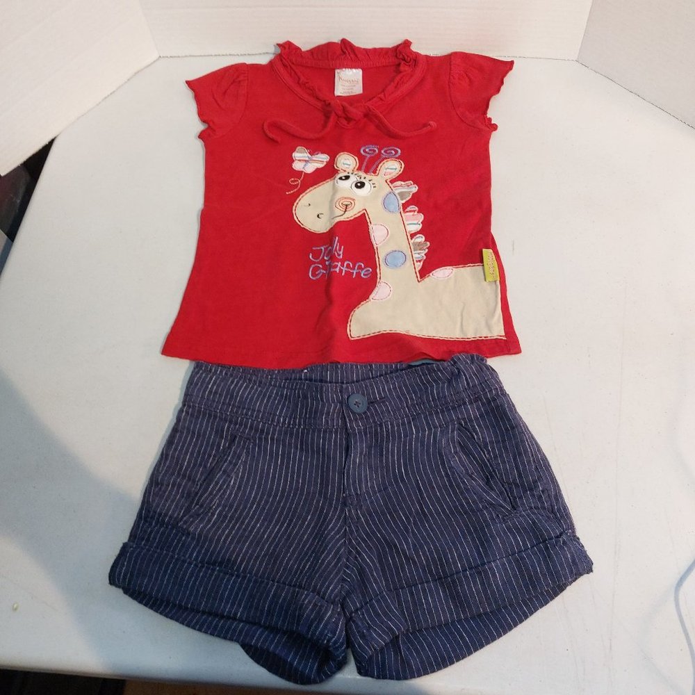 Girl's Top and Shorts size 5